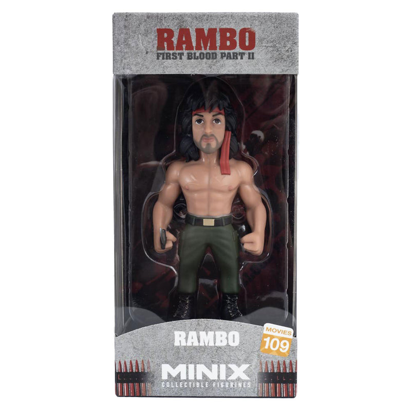 Rambo First Blood II MINIX Figure Rambo Bandana, in display