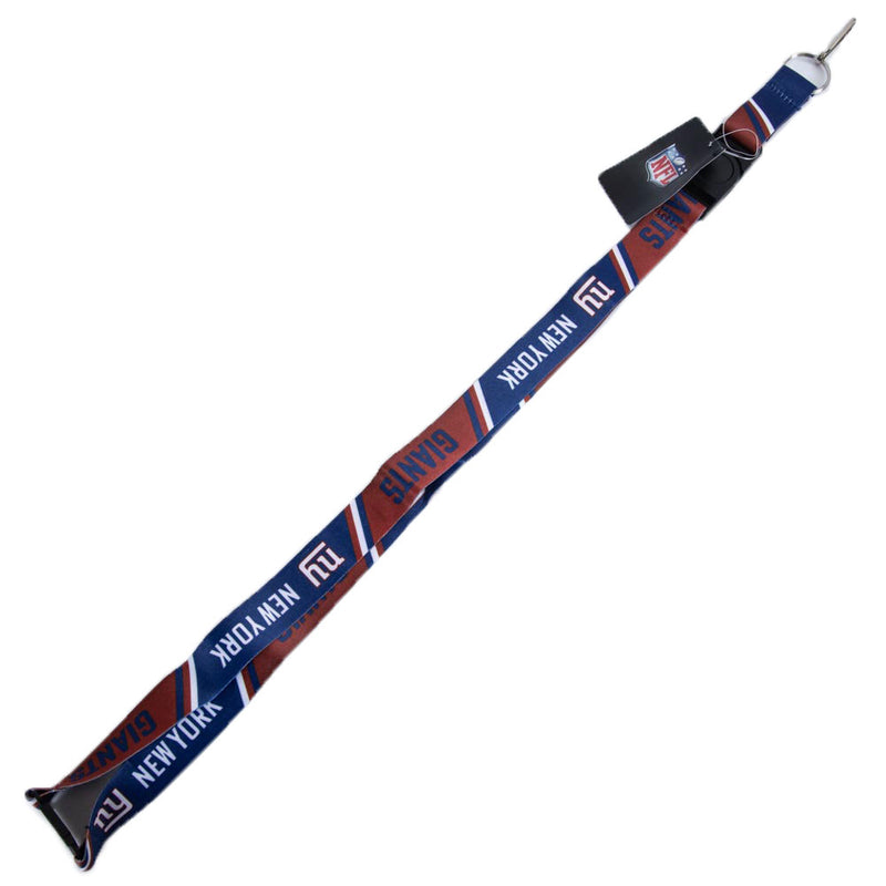 New York Giants Lanyard, close-up detail