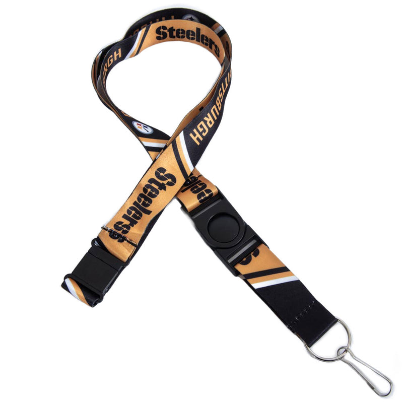 Pittsburgh Steelers Lanyard, side angle
