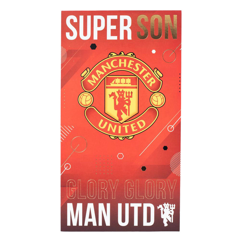Manchester United FC Super Son Birthday Card, alternate view