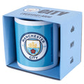 Manchester City FC Crest Mug, close-up detail
