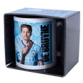 Manchester City FC De Bruyne Mug, close-up detail