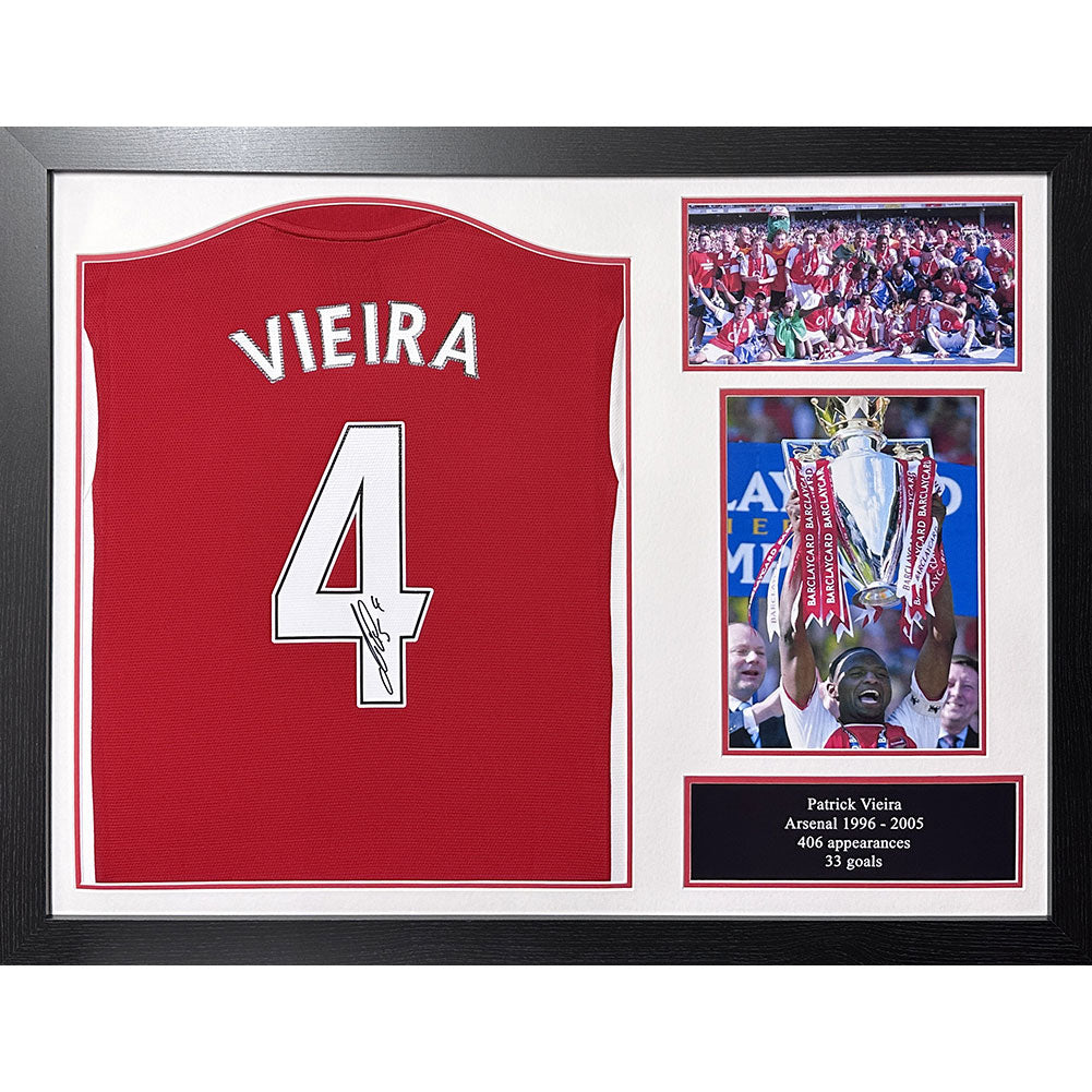 Arsenal Fábio Vieira Signed Shirt Framed