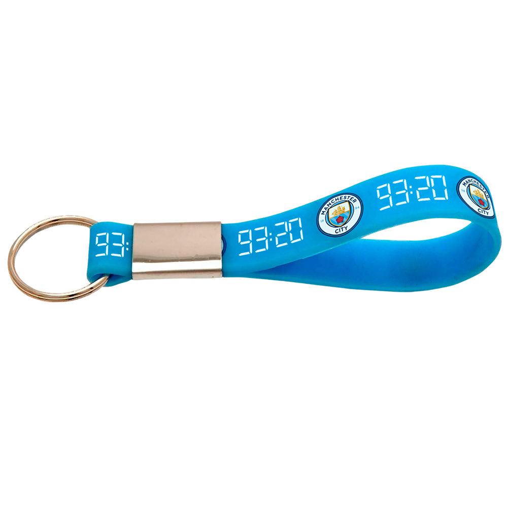 Manchester City Silicone Keyring