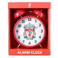 Liverpool FC Twin Bell Alarm Clock, side angle