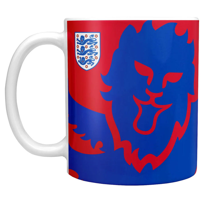Official England Three Lions Slogan Mug