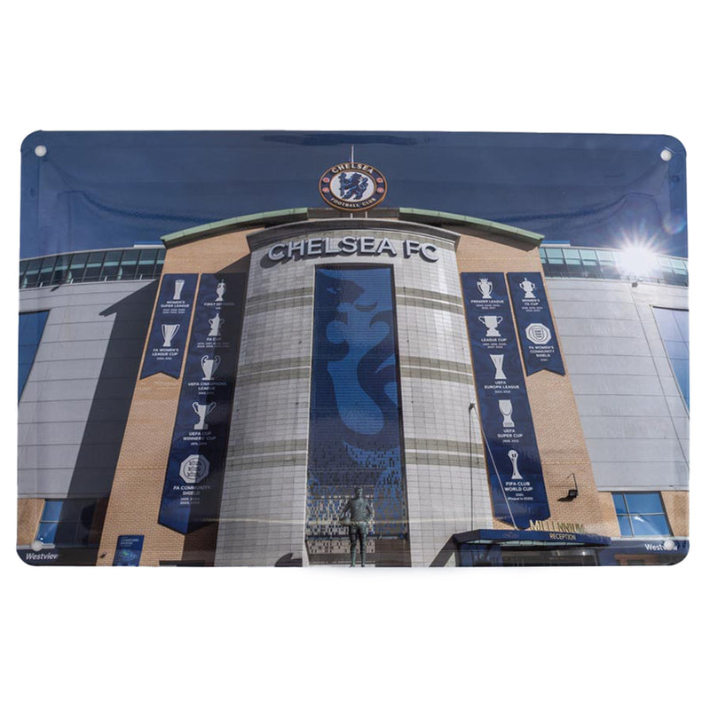 Chelsea FC 2pk Stadium Sign, rear view