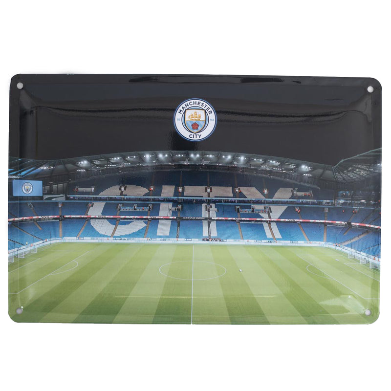 Manchester City FC 2pk Stadium Sign, rear view