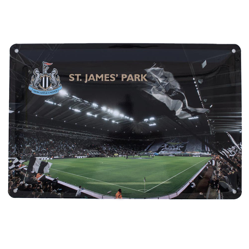 Newcastle United 2-Pack Stadium Sign, close-up detail