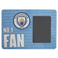 Manchester City FC No1 Fan Picture Frame Sign, side angle