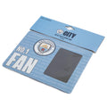 Manchester City FC No1 Fan Picture Frame Sign, rear view
