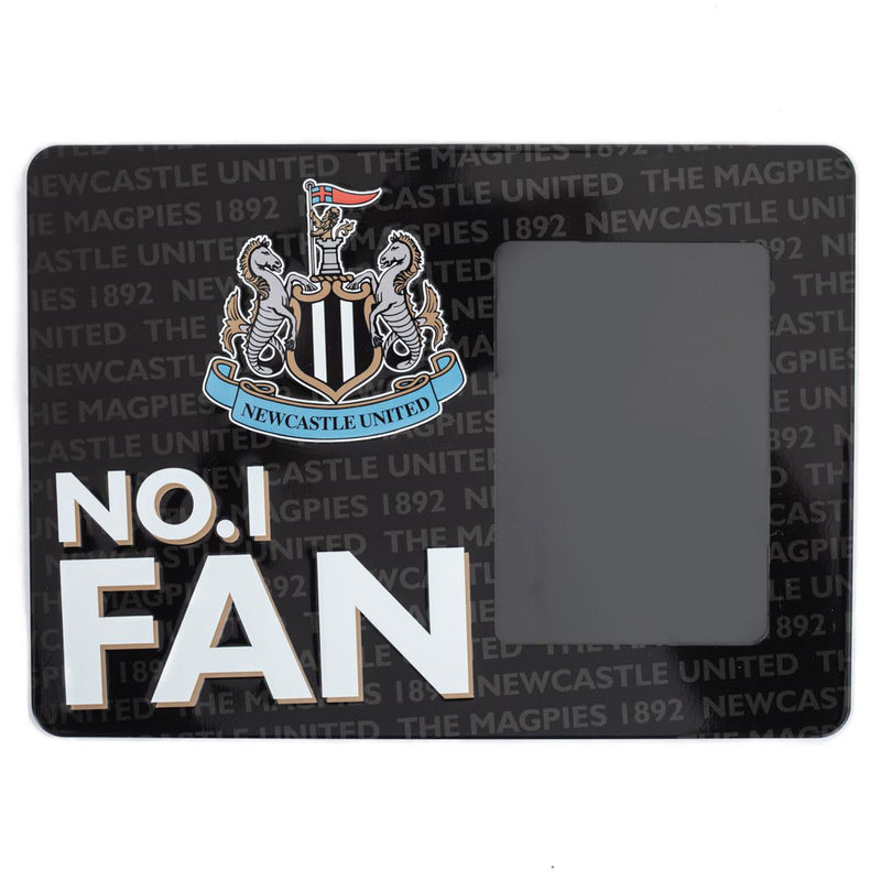 Newcastle United FC No1 Fan Picture Frame Sign, side angle