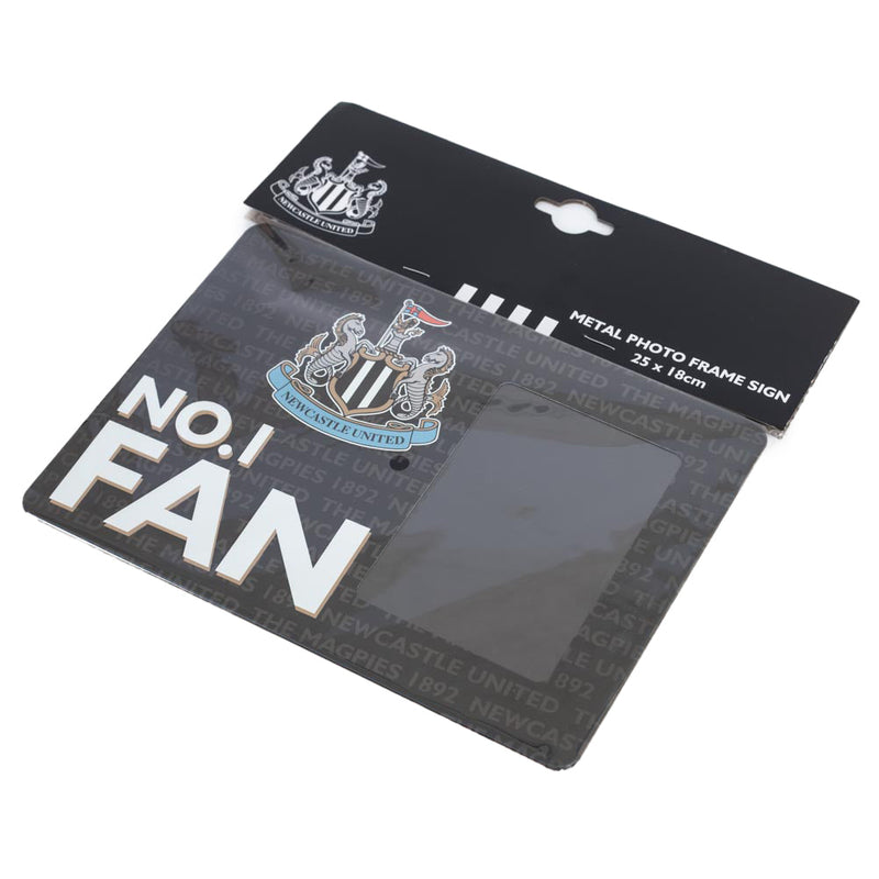 Newcastle United FC No1 Fan Picture Frame Sign, rear view