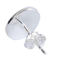 Manchester City FC Sterling Silver Stud Earring, side angle