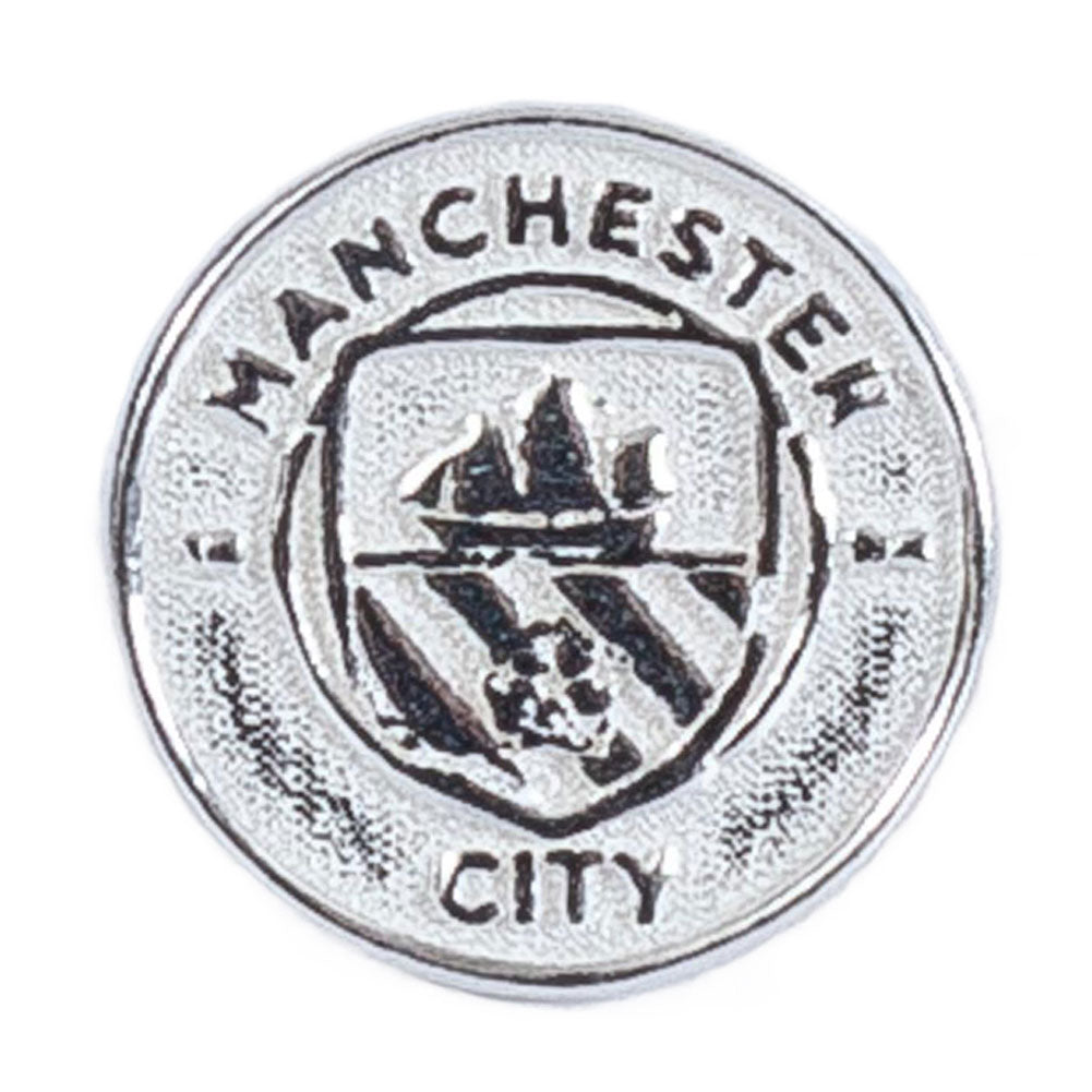 Manchester City Sterling Silver Stud Earring