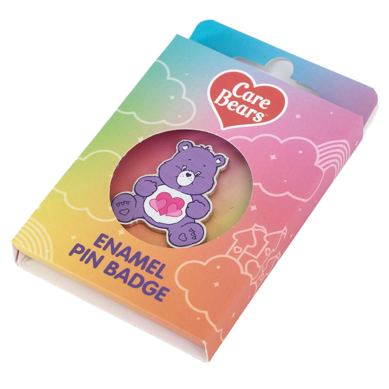 Care Bears Harmony Pin Badge, close-up detail