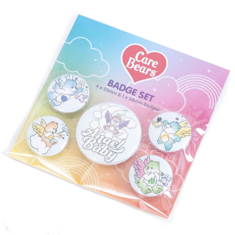 Care Bears Button Badge Set, side angle
