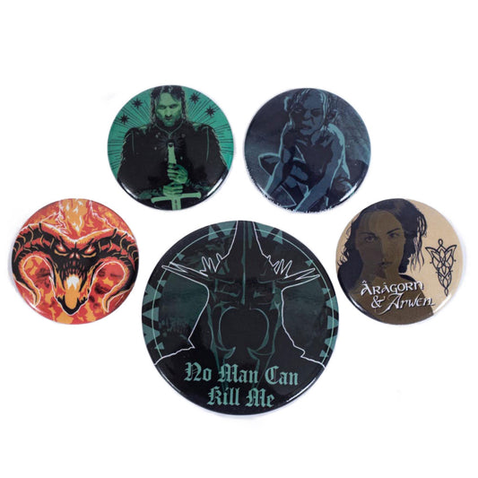 The Lord Of The Rings Button Badge Set collectible from Infinity Collectables 2026