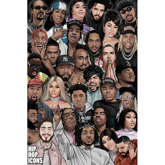 Legends Hip Hop Icons Poster