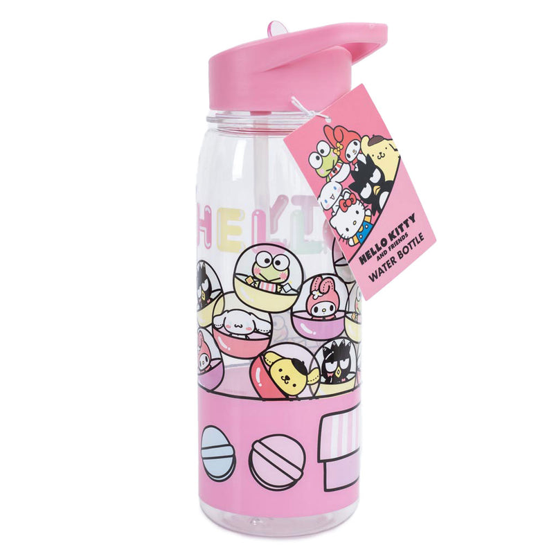Hello Kitty Flip Top Drinks Bottle, side angle