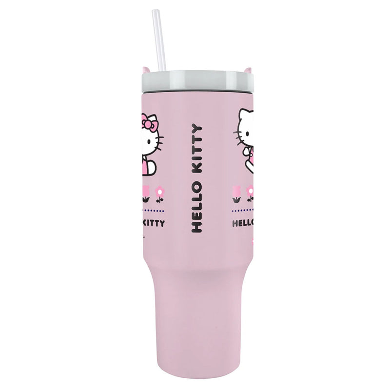 Hello Kitty 40oz Tumbler, side angle