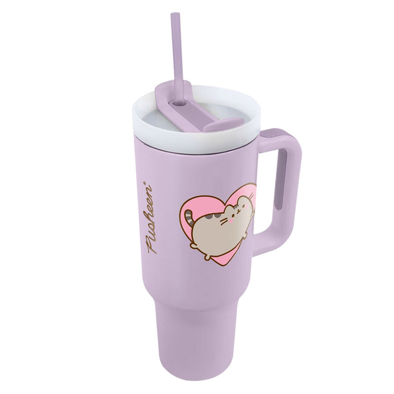 Pusheen 40oz Tumbler, rear view