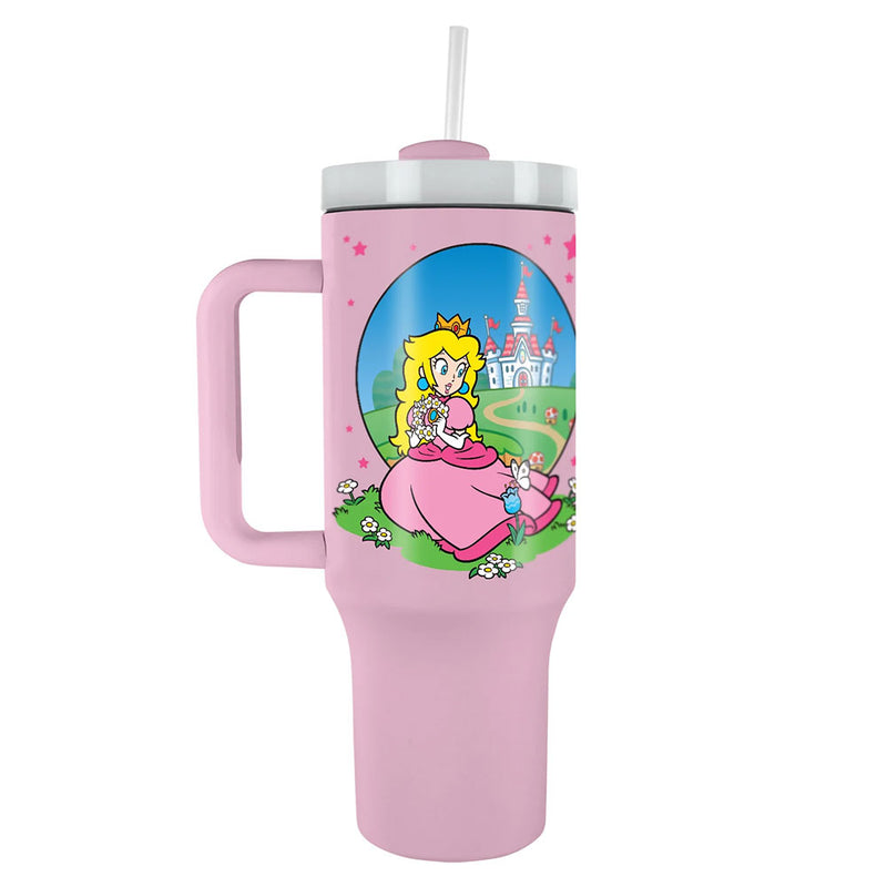 Super Mario Princess Peach 40oz Tumbler collectible from Infinity Collectables 2026