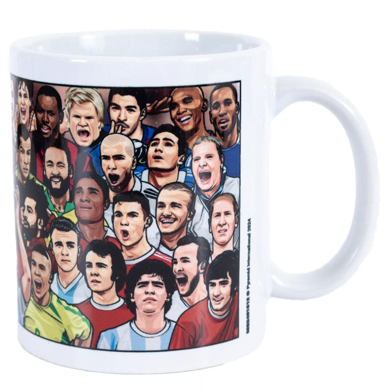 Legends Football's Greatest Mug, side angle
