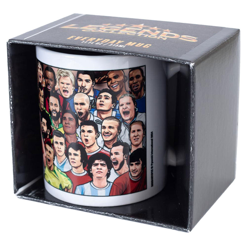 Legends Football's Greatest Mug, close-up detail