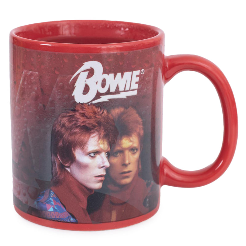 David Bowie Heat Changing Mug, in display