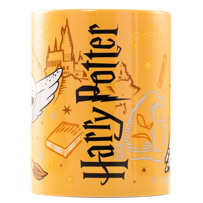 Harry Potter Fuzzy Hedwig Mug, side angle