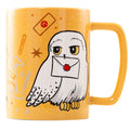 Harry Potter Fuzzy Hedwig Mug, close-up detail