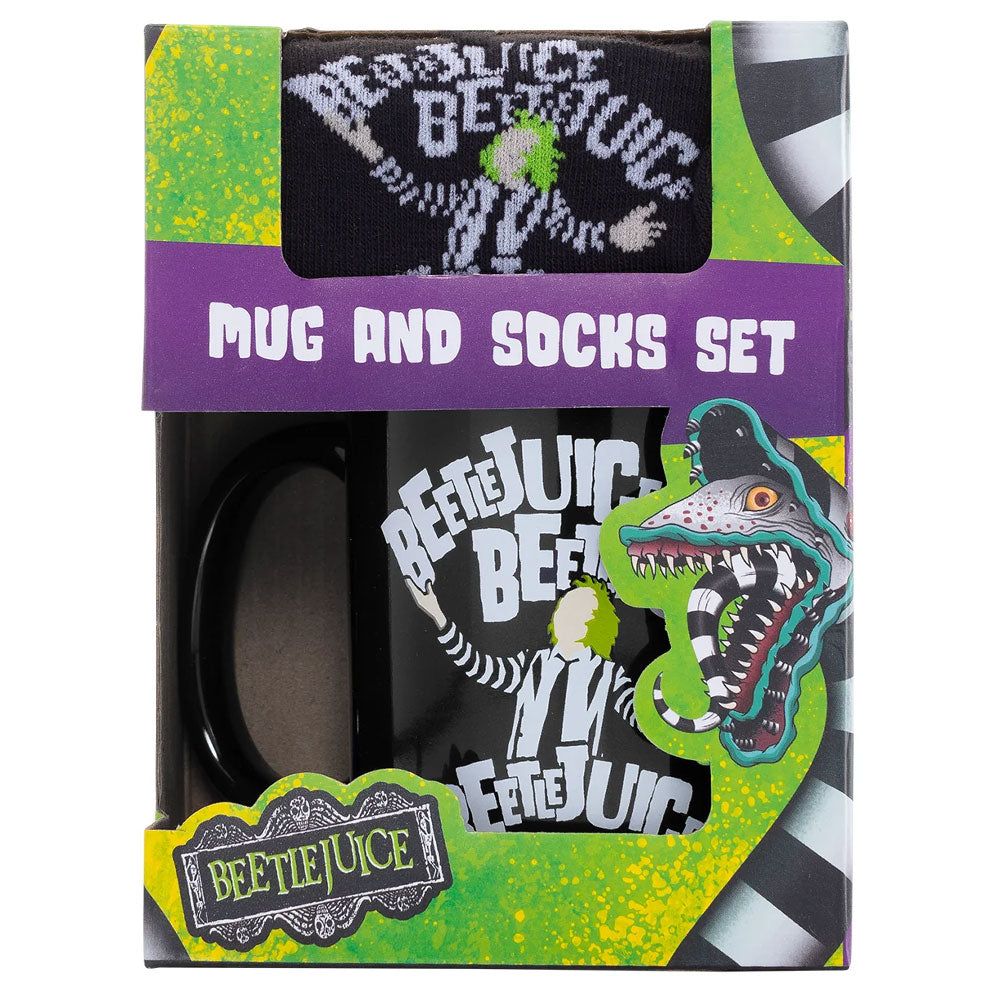 Beetlejuice Mug & Sock Set