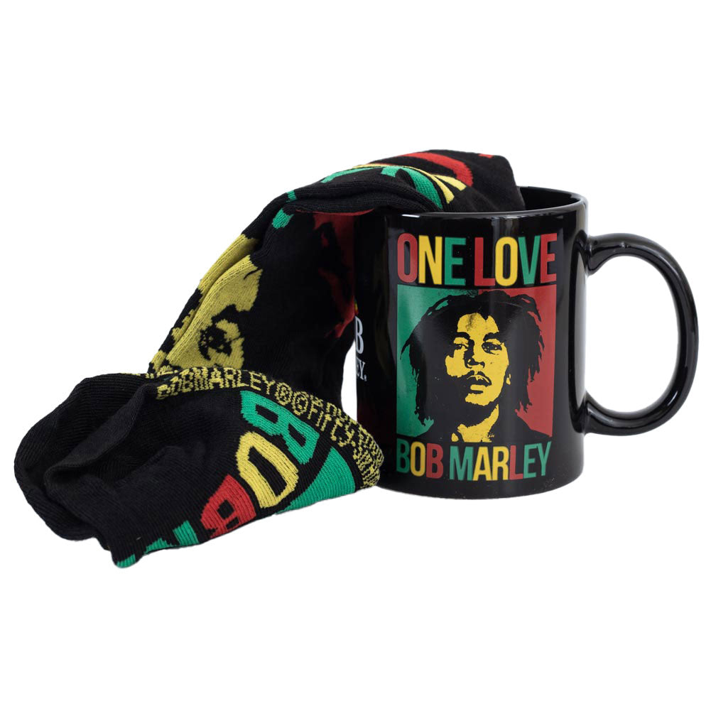 Bob Marley Mug & Sock Set