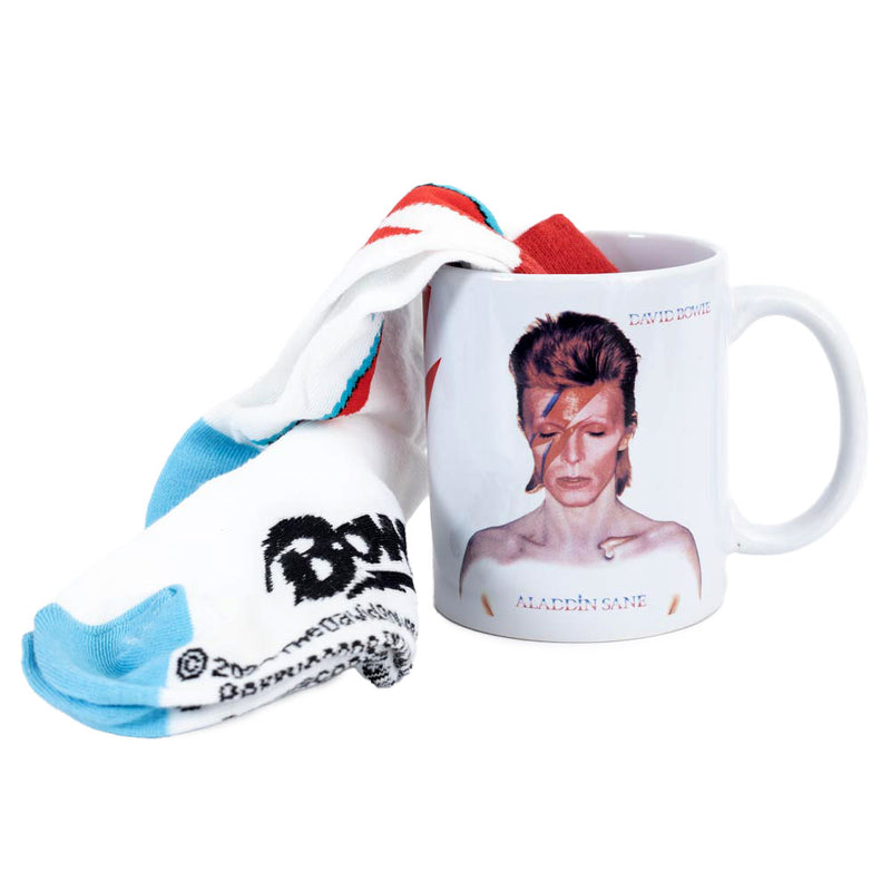David Bowie Mug & Sock Set collectible from Infinity Collectables 2026