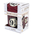 Harry Potter 9 & 3 Quarters Mug & Sock Set, rear view