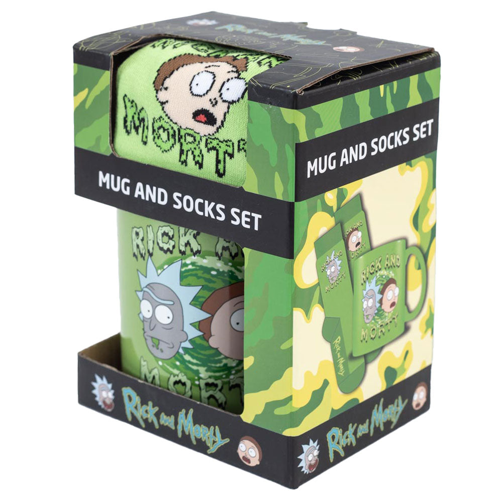 Rick And Morty Mug & Sock Set