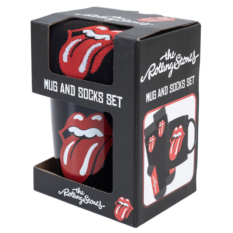 The Rolling Stones Mug & Sock Set, rear view