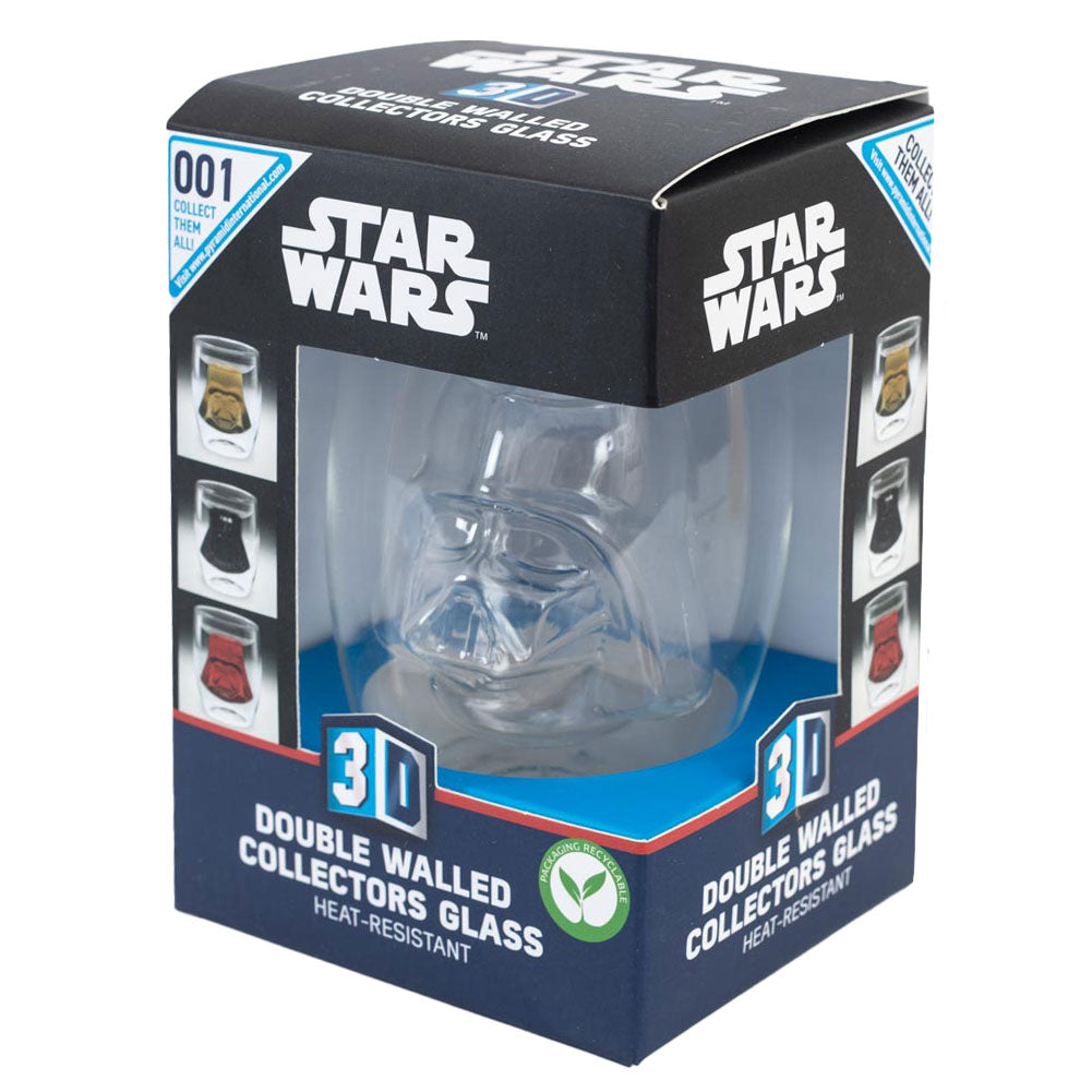 Star Wars 3D Darth Vader Feature Glass