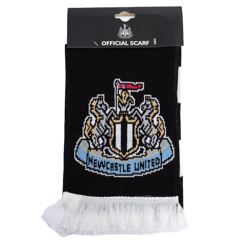 Newcastle United FC Bar Scarf, close-up detail