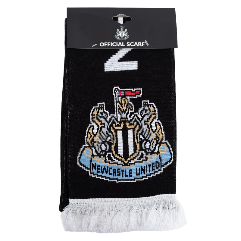 Newcastle United FC Crest Scarf, close-up detail