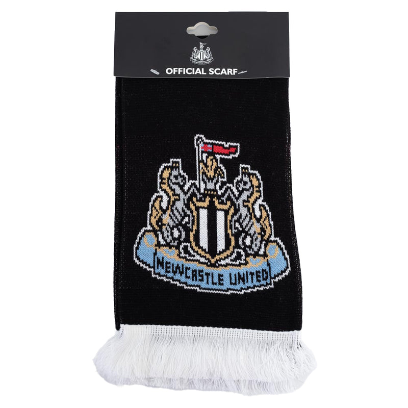 Newcastle United FC Magpies Scarf, close-up detail