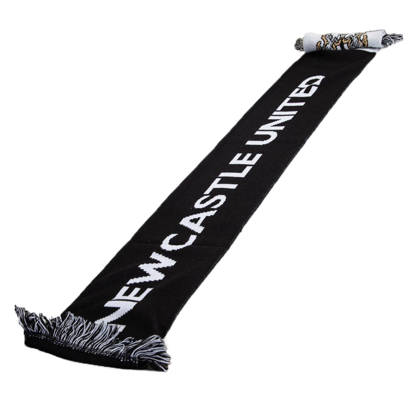 Newcastle United FC Diagonal Scarf, side angle