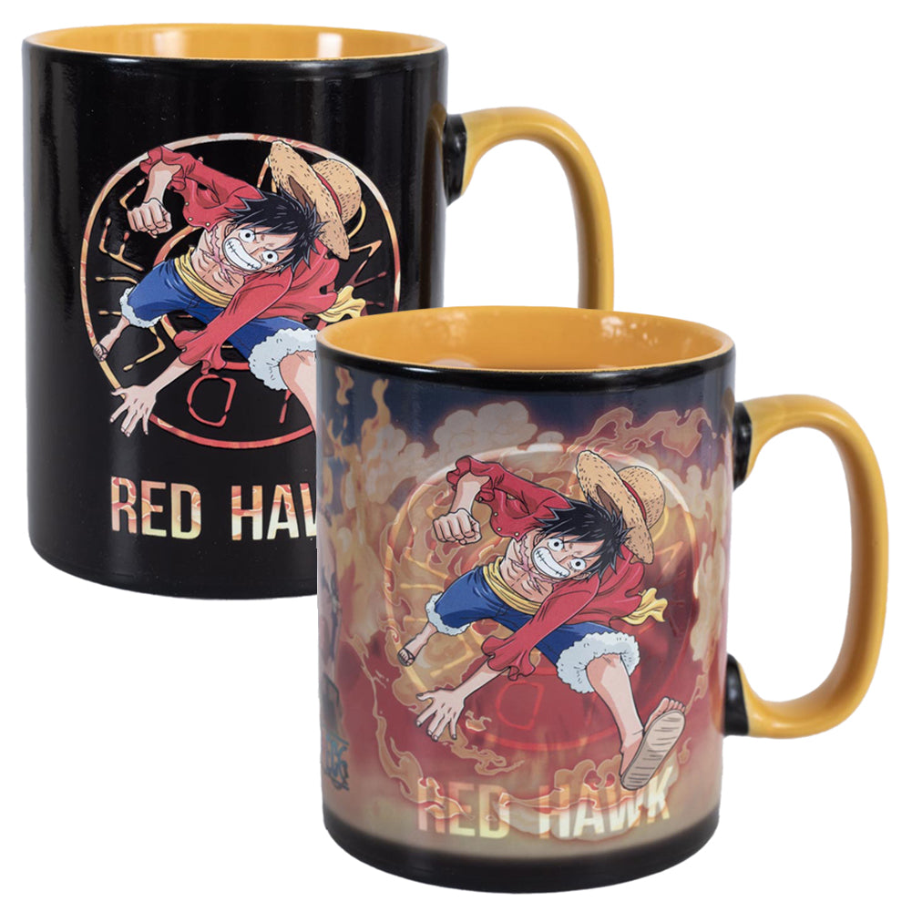 One Piece Heat Changing Luffy & Sabo Mega Mug