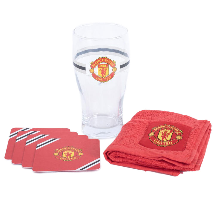 Official Manchester United FC Mini Bar Set