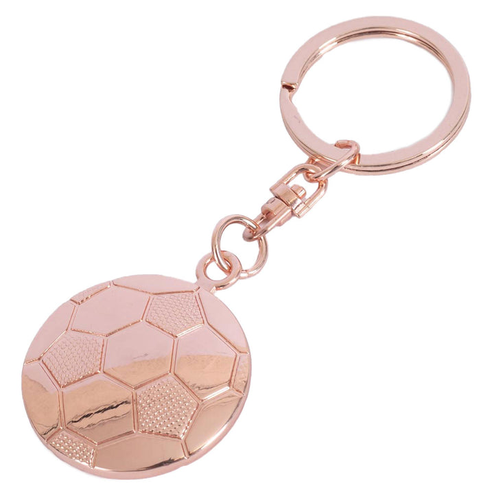 Official Manchester United Rose Gold Ball Keyring