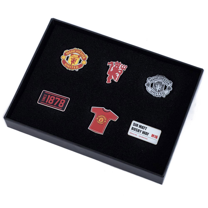 Manchester United 6-Piece Badge Set