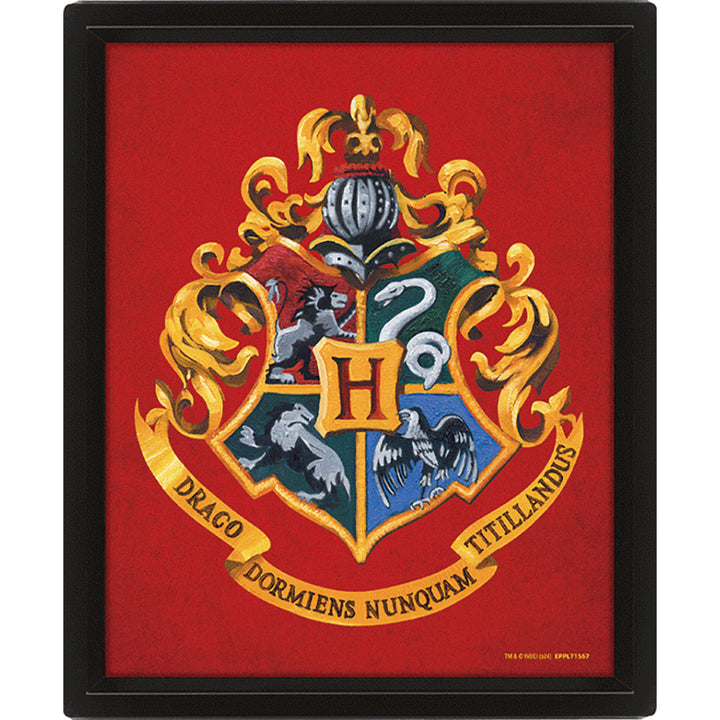 Official Harry Potter Gryffindor Framed 3D Lenticular Poster