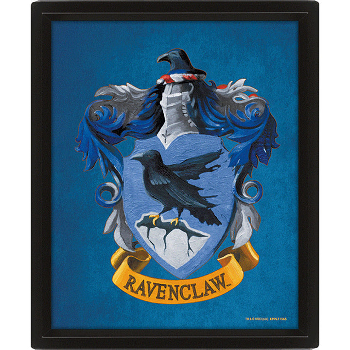 Official Harry Potter Ravenclaw Framed 3D Lenticular Poster