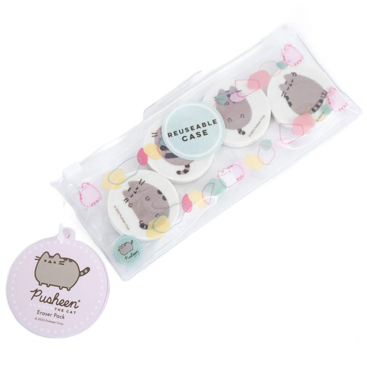 Pusheen 4-Pack Eraser Set